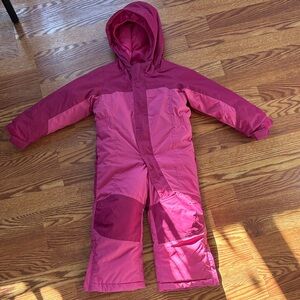 L.L. Bean Kids Pink Snowsuit